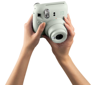 Instax Mini 12 Instant Camera with Auto-Exposure, Mint Green